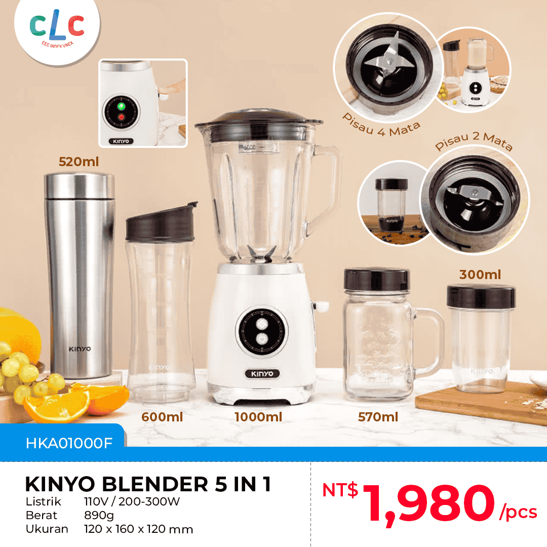 KINYO Blender 5 in 1 JR-268