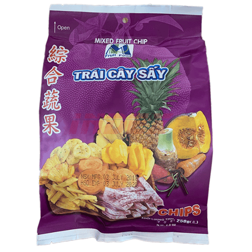 TRAI CAY SAY Mixed Fruit Chips 250g