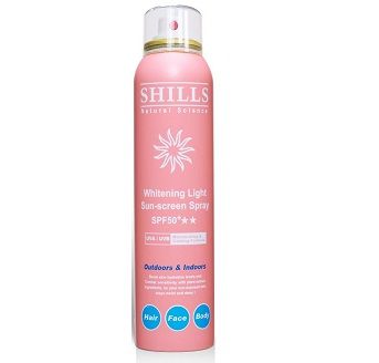 SHILLS Whitening Light Sun-screen Spray SPF50 180ml
