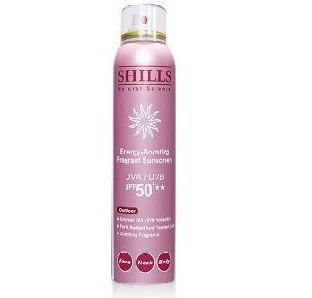 SHILLS Energy-Boosting Fragrant Sunscreen Spray SPF50 180ml
